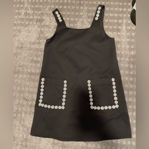 Zara girls jumper dress. Worn once. Adorable Pearl and crystal details